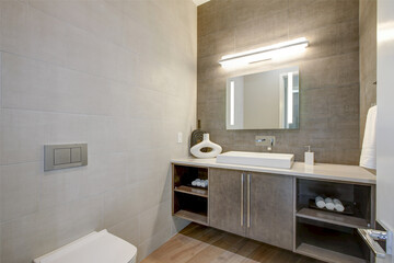 Contemporary bathroom interior