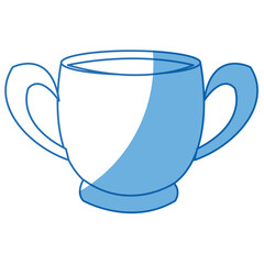 cartoon coffee cup beverage fresh icon vector illustration