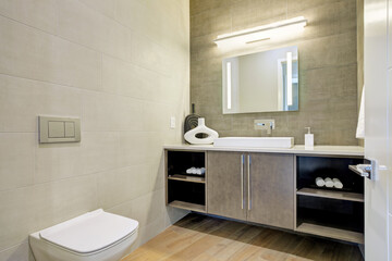 Contemporary bathroom interior