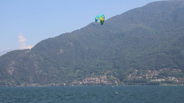 Water sports on Lake Como, Lombardy Italy 
