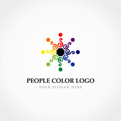 Colorful Octagonal Logo