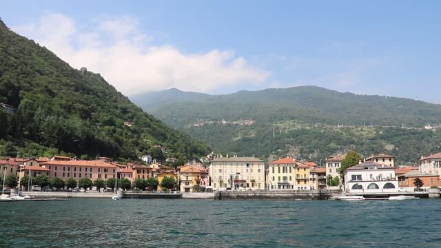 Lake Como in summer, Lombardy Italy 