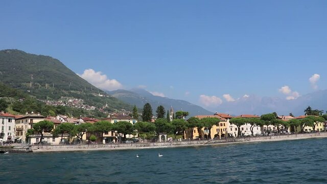 Tremezzo at Lake Como in summer, Lombardy Italy 