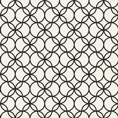 Fototapeta premium Abstract concept vector monochrome geometric pattern. Black and white minimal background. Creative illustration template. Seamless stylish texture. For wallpaper, surface, web design, textile, decor.