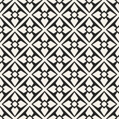 Abstract concept vector monochrome geometric pattern. Black and white minimal background. Creative illustration template. Seamless stylish texture. For wallpaper, surface, web design, textile, decor.