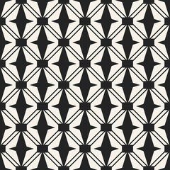 Abstract concept vector monochrome geometric pattern. Black and white minimal background. Creative illustration template. Seamless stylish texture. For wallpaper, surface, web design, textile, decor.