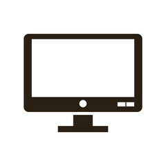 screen monitor computer device technology vector illustration