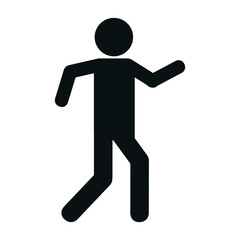 pictogram man icon over white background. vector illustration