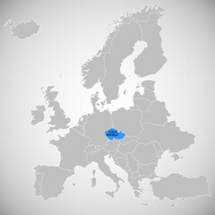 Czech Republic - map