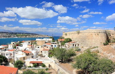 Fototapeta na wymiar Panoramic view of Rethymno. Crete, Greece.
