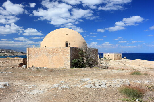 Mosque of Sultan Ibrahim. Fortezza of Rethymno, Crete, Greece.