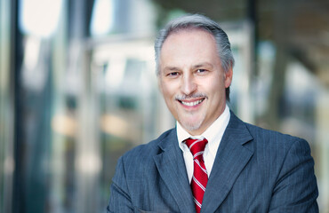 Fototapeta premium Mature businessman portrait