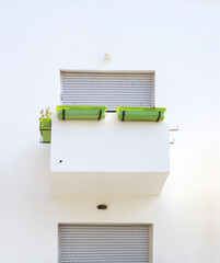 Bauhaus style balcony