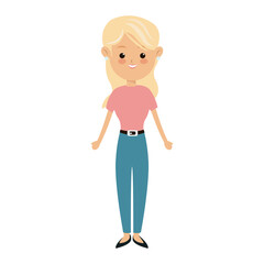 character woman femlae adult parent family member vector illustration