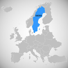 Sweden - map