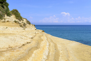 Canal d'amour in Sidari - Corfu island in Greece