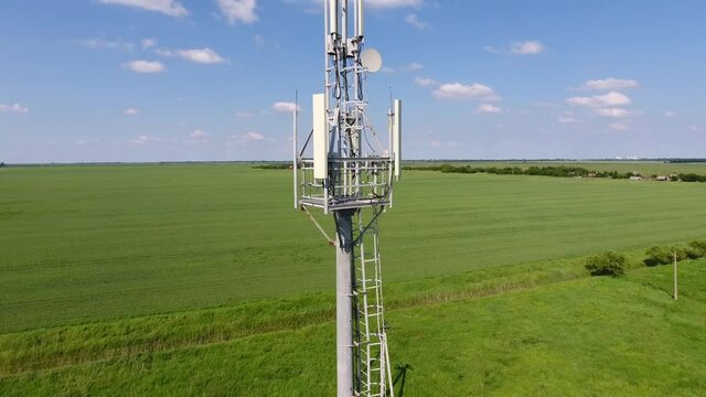 Cellular tower. Equipment for relaying cellular and mobile signal