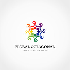 Colorful Octagonal Logo