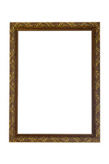 Rectangle gilded picture frame