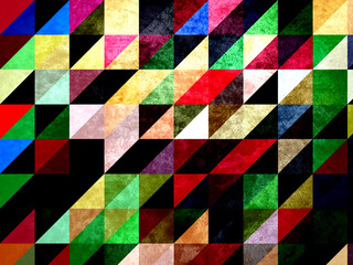 Colorful triangle abstract background 