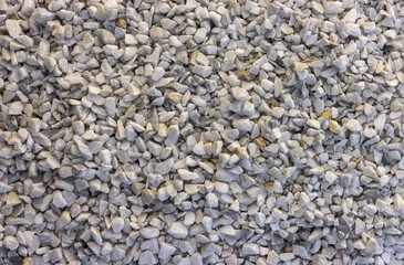 Texture, pattern, background. marble chips for landscaping pebbles samples