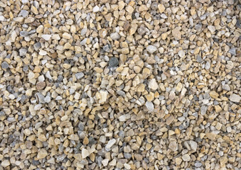 Texture, pattern, background. marble chips for landscaping pebbles samples