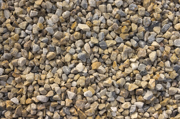 Texture, pattern, background. marble chips for landscaping pebbles samples