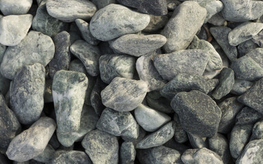 Marble, granite pebbles for landscape design and home decoration, texture