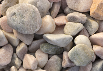 Fototapeta na wymiar Marble, granite pebbles for landscape design and home decoration, texture