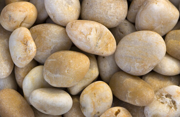 Marble, granite pebbles for landscape design and home decoration, texture