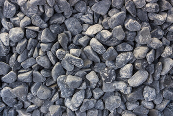 Marble, granite pebbles for landscape design and home decoration, texture