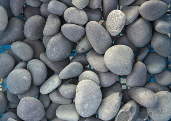 Marble, granite pebbles for landscape design and home decoration, texture