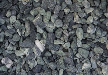 Marble, granite pebbles for landscape design and home decoration, texture