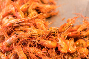 Crispy fried shrimp.