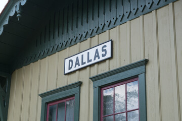 Fototapeta na wymiar Dallas Train Station Depot