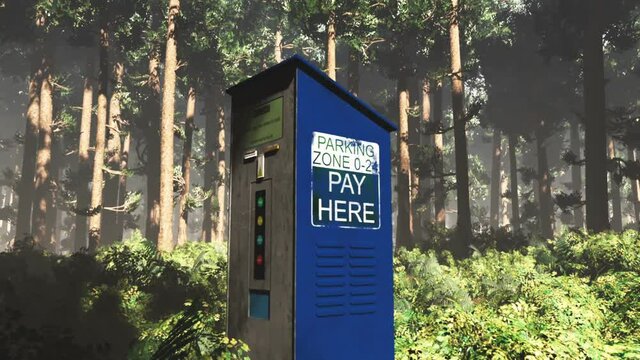 Impossible Place to Pay for Parking Cinematic 3D Animation