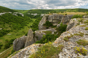 Cave City in Cherkez-Kermen Valley, Crimea