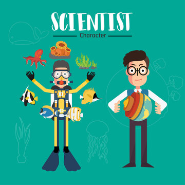 Scientist character