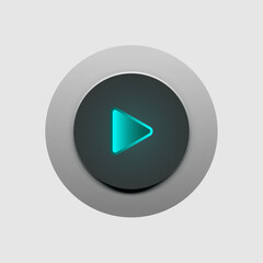 Button user interface illustration vector
