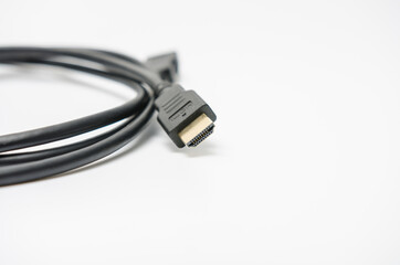 HDMI Cable on white background  