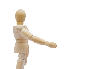 wooden Mannequin Give a hand