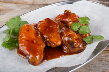 Grilled chicken meat