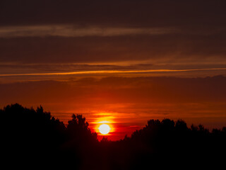 Summer sunrise at Arenal d'en Castell, Menorca, Spain