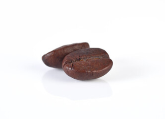 Coffee beans isolated on white background