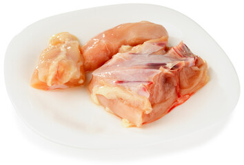 Fresh filleted chicken