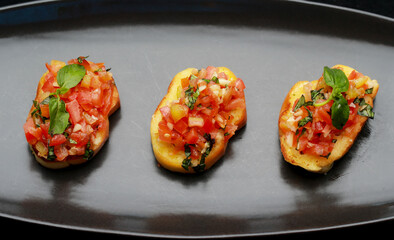 Italian Bruschetta Appetizer 