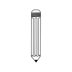 single pencil stationery related icon image vector illustration design 