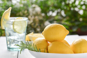 lemon & water