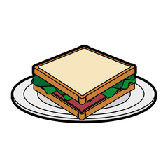fast food icon image vector illustration design 