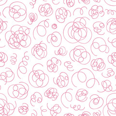 Hand drawn abstract pattern. Vector seamless background.